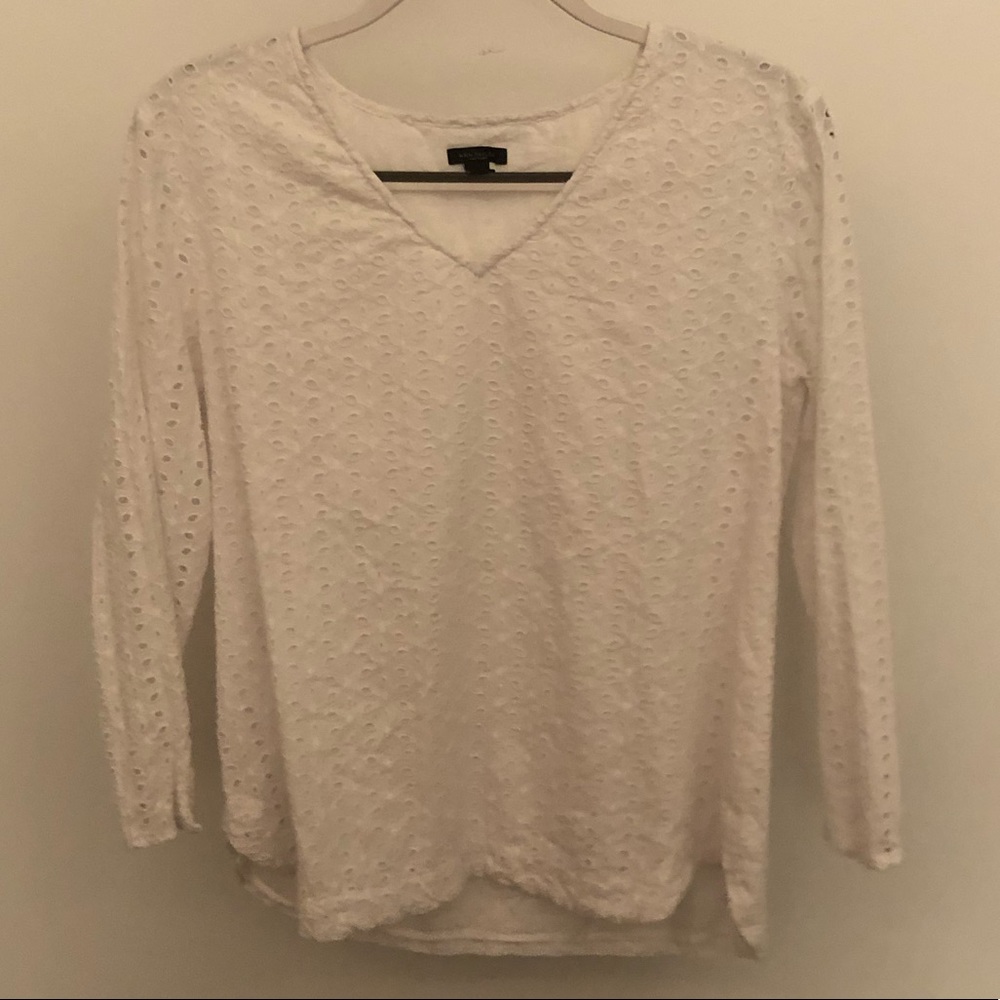 Ann Taylor white top